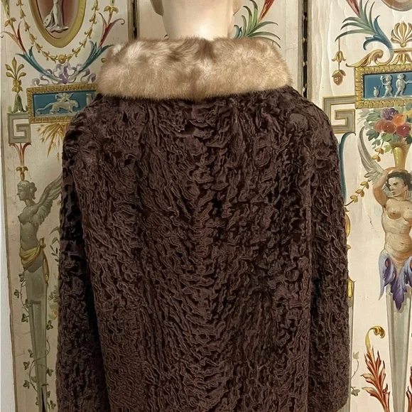 Vintage Marshall Field Fur Collar Jacket - Picture 5 of 10